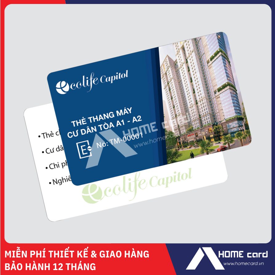 In Thẻ Cư Dân Theo Thiết Kế