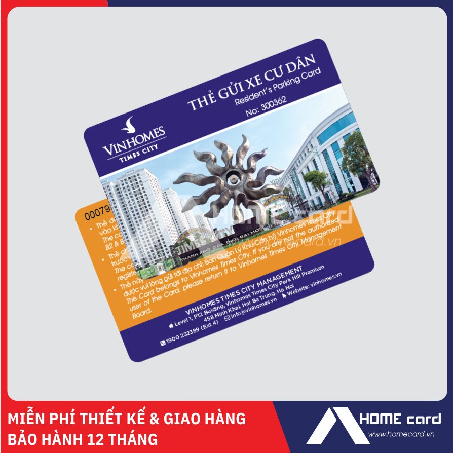 Dịch vụ in thẻ gửi xe theo yêu cầu