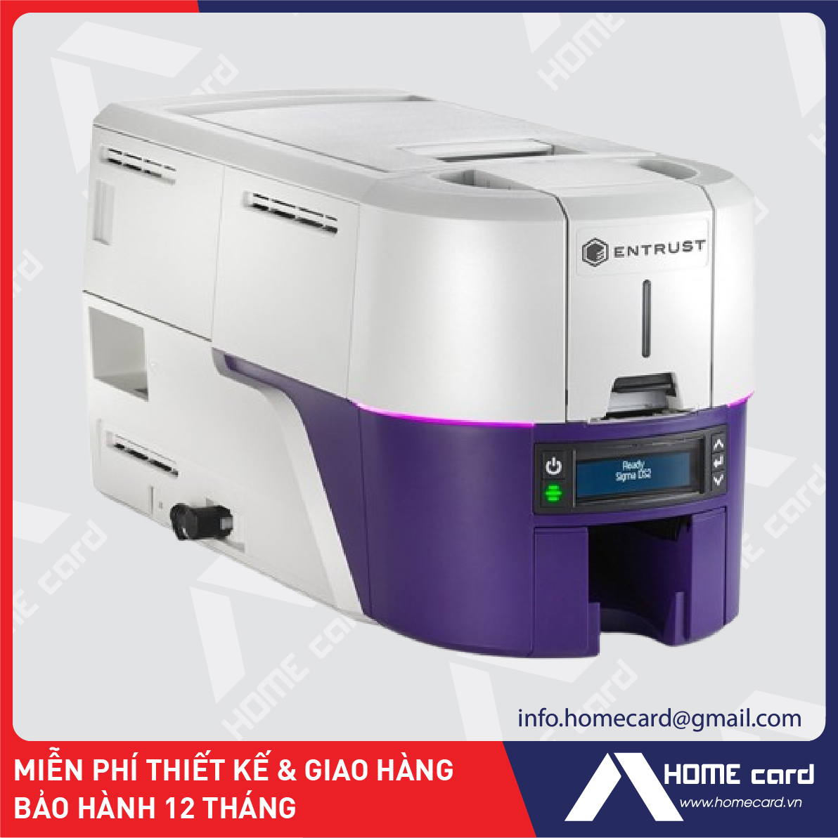 Máy in thẻ nhựa Entrust Sigma DS2 (in 2 mặt)