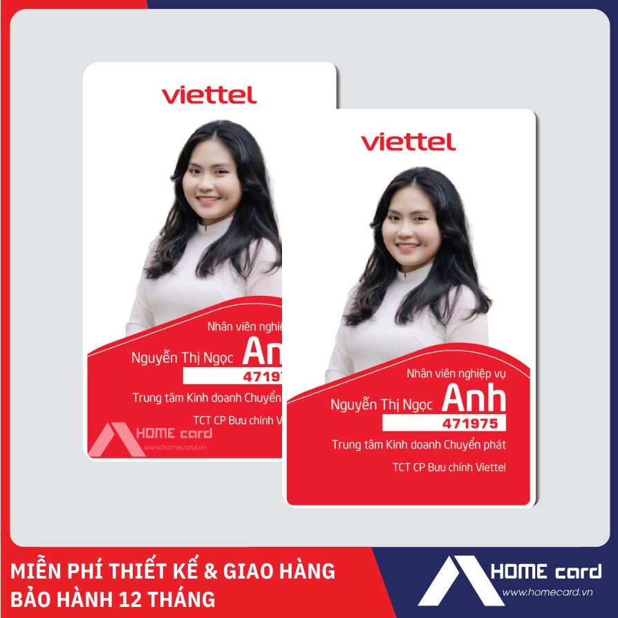 Dịch vụ in thẻ nhân viên theo yêu cầu